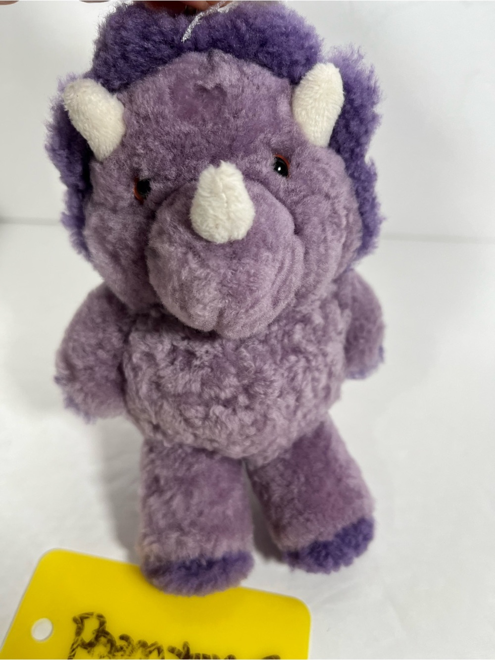 Coach Rexy 10th Birthday Trixy Dinosaur Bag Charm Purple Shearling & Leather NWT